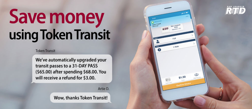 Save money using Token Transit. Click here to learn how Token Transit caps your fares.