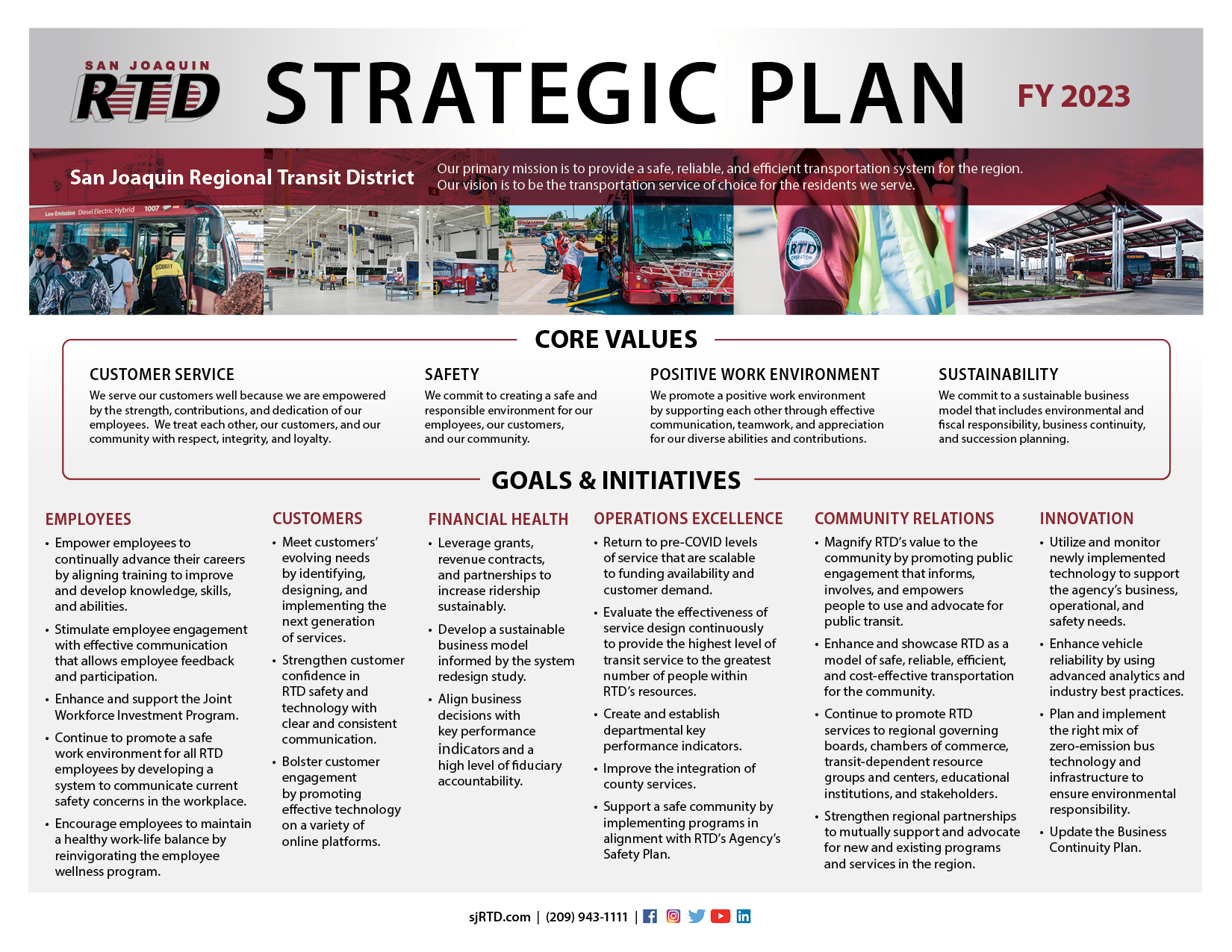 San Joaquin Regional Transit District Fiscal Year 2023 Strategic Plan
