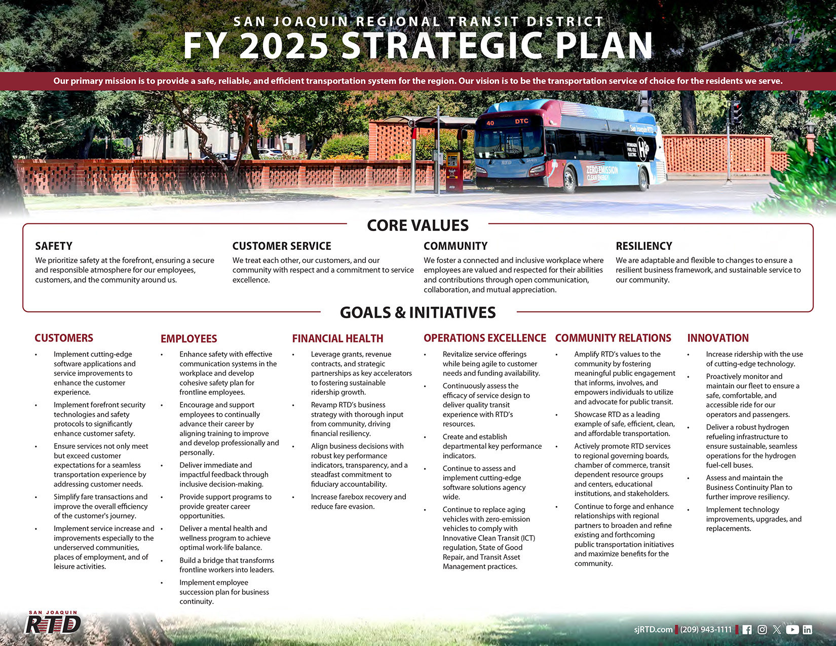San Joaquin Regional Transit District Fiscal Year 2024 Strategic Plan