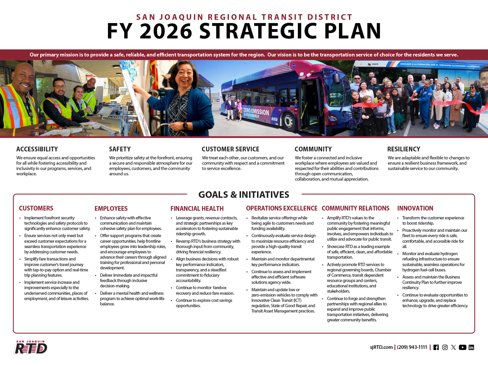 San Joaquin Regional Transit District Fiscal Year 2024 Strategic Plan