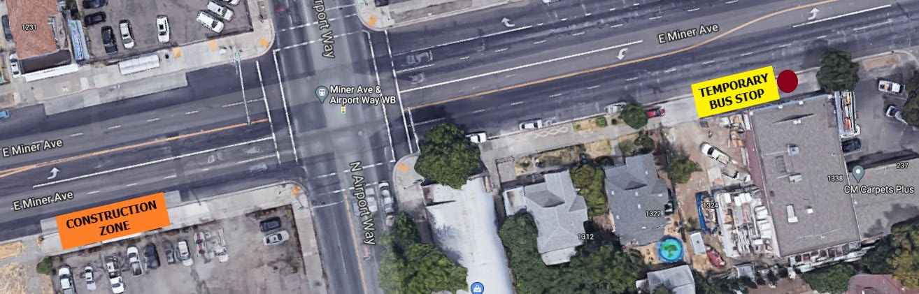 Map of Downtown Transit Center