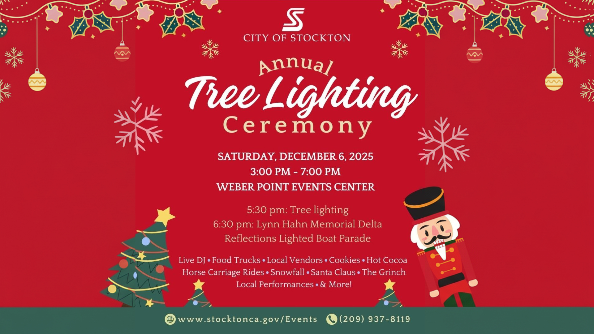 City of Stockton Tree Lighting