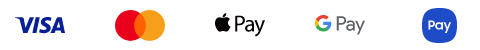 Visa, Mastercard, Apple Pay, Google Pay and Samsun Pay logos