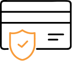 Shield with checkmark icon representing secure payment technology used for Tap N' Ride.