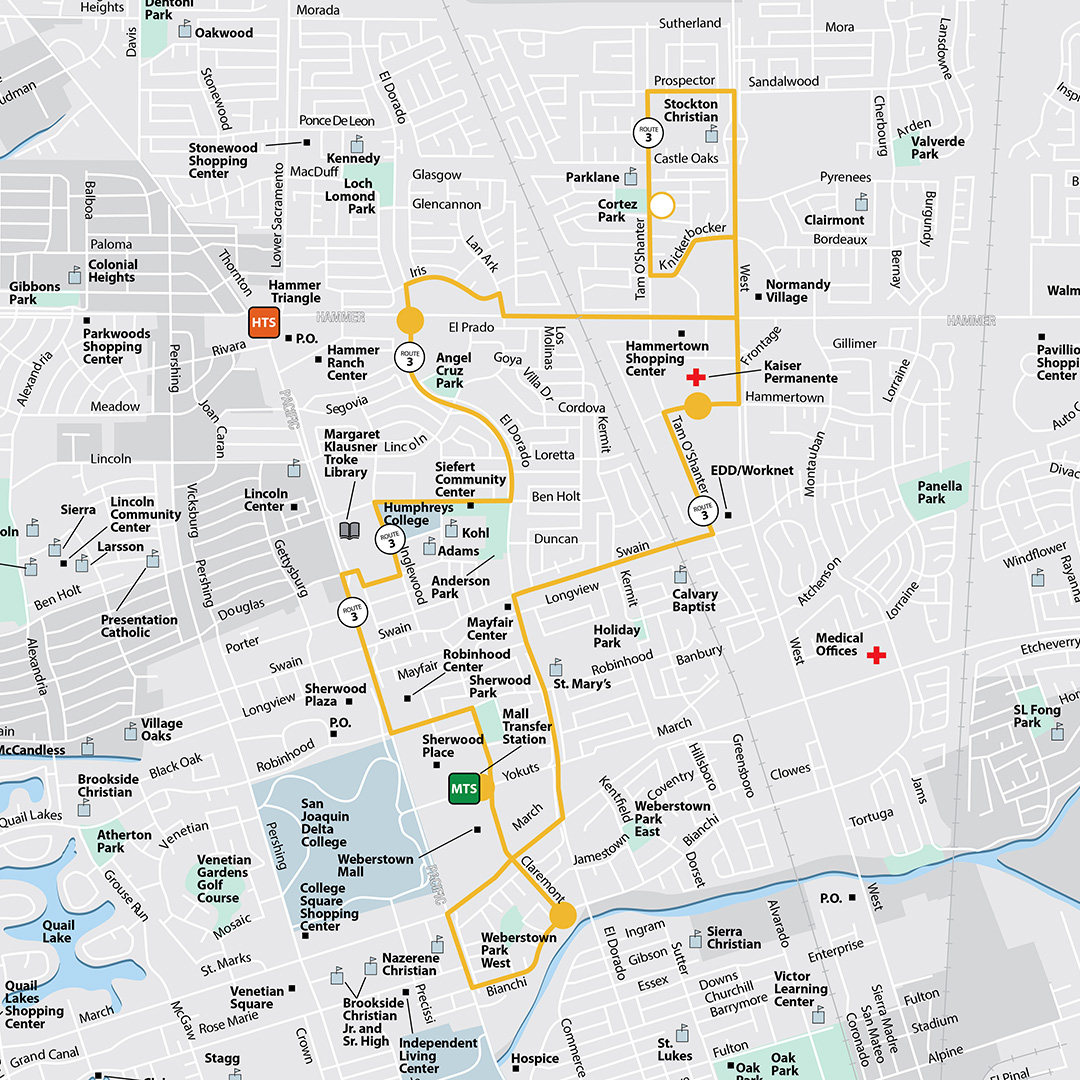Route 3 Map