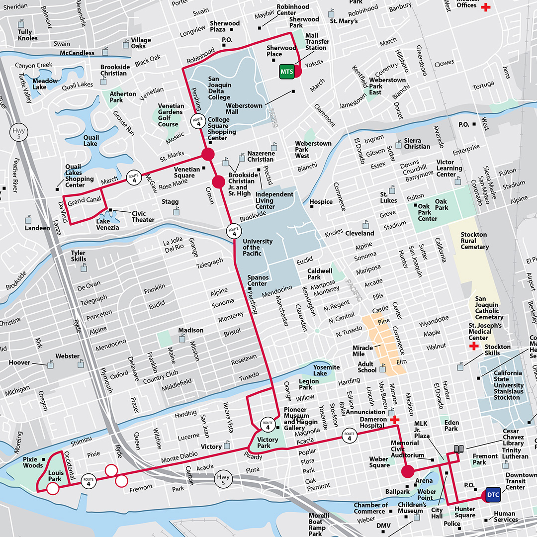 Route 4 Map