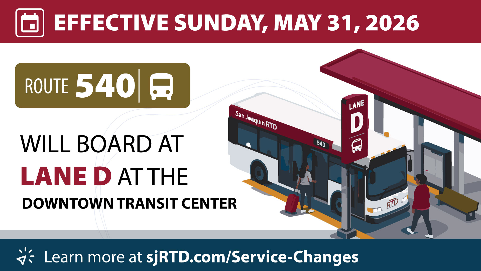 Service Change Coming January 25, 2026