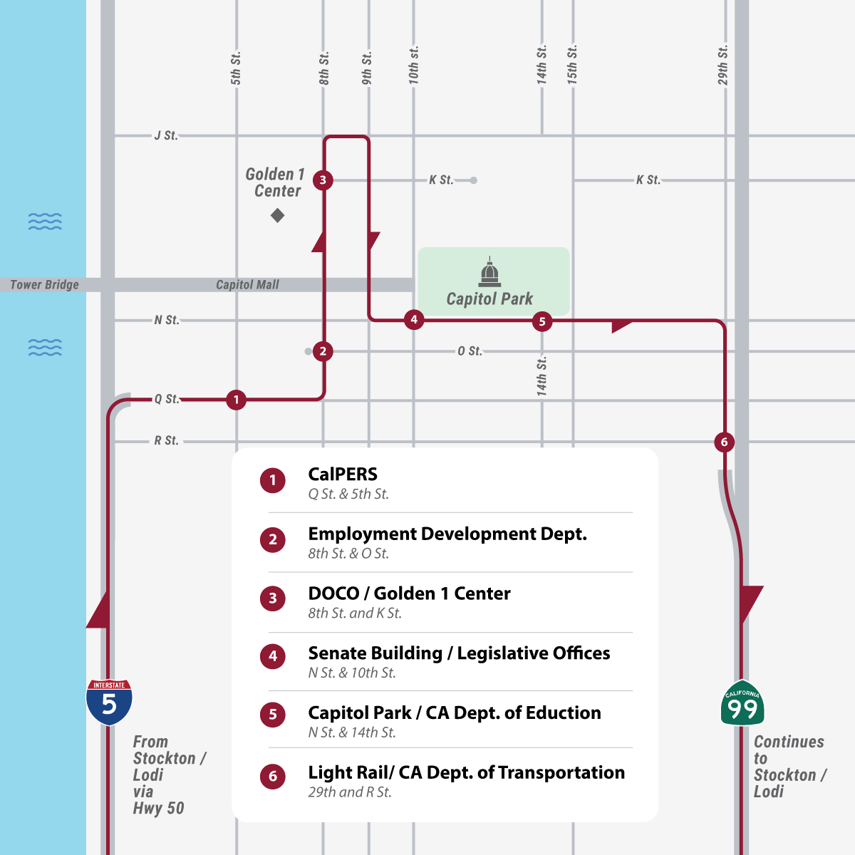 Route 163 Map